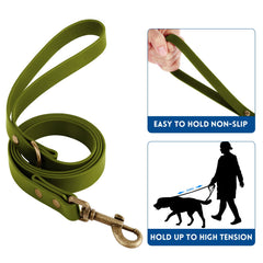 Wisedog-tag-metal-collar provides quick identification during walks.