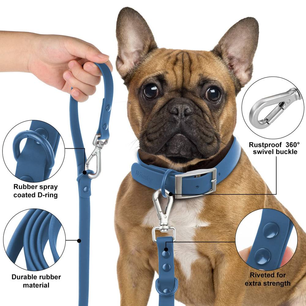 Wisedog PVC-coated leash resists moisture and odors for daily use