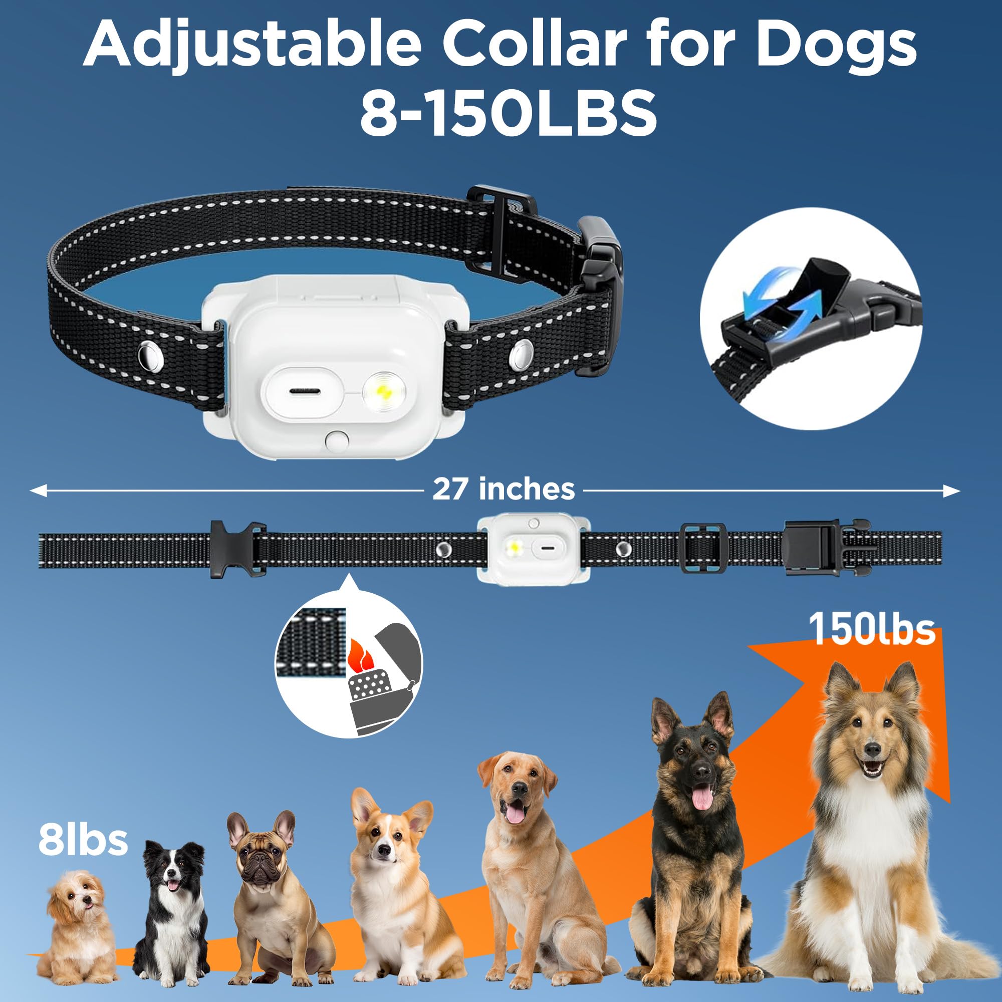 Wissilor dog training collar charging setup showing quick recharge and readiness.