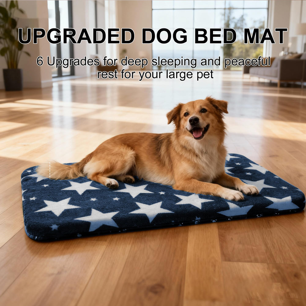 Wittop dog bed blue close-up shows soft-material texture for inviting rest.