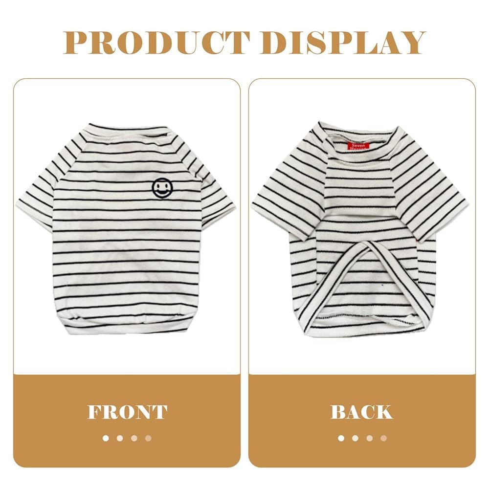 Wiz BBQT dog shirt side view showing breathable washed cotton comfort