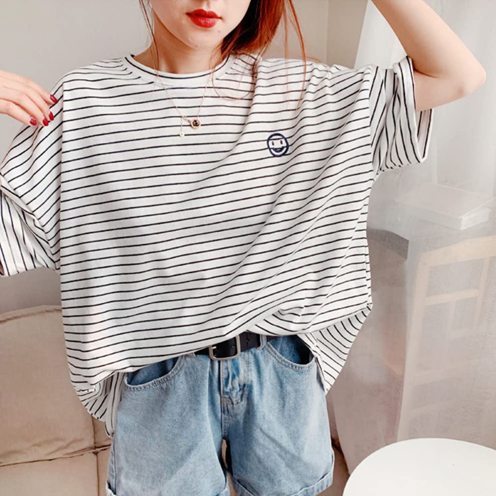 Wiz BBQT matching striped shirt back view for coordinated family outfits on walks