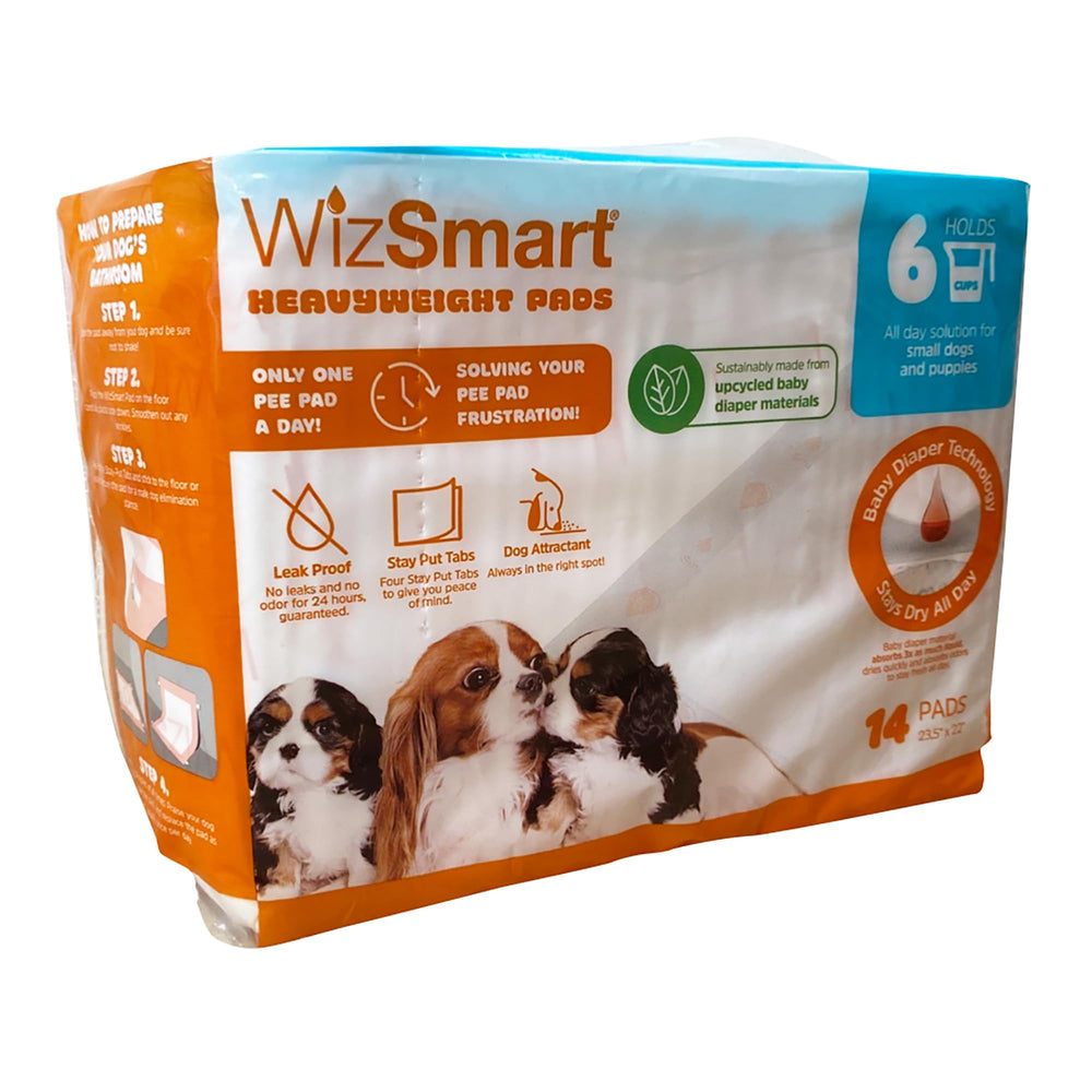 WizSmart Heavyweight Dog Pads made from eco-friendly upcycled materials for sustainability.