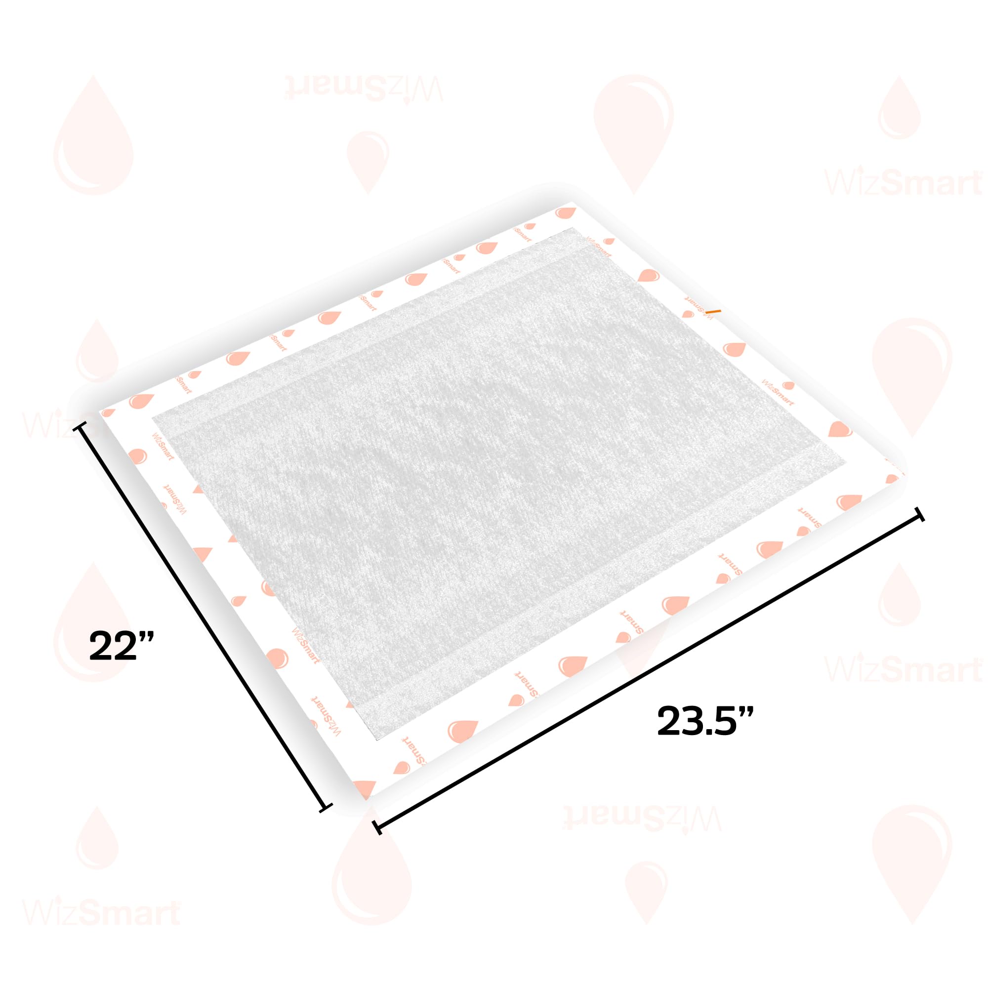 WizSmart Stay Put Tabs keep the pad securely in place on any surface.