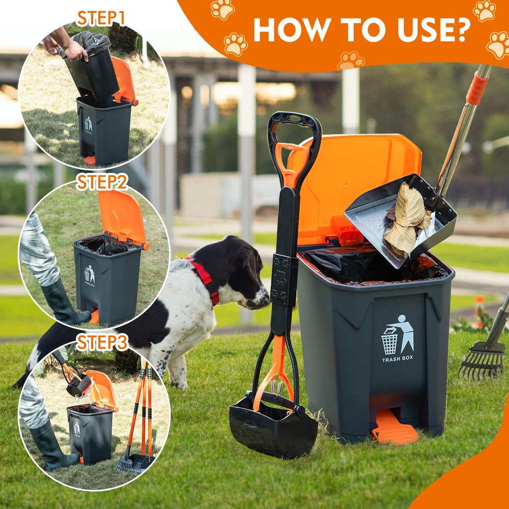 WLQiu 20 waste bags support quick, mess-free disposal.