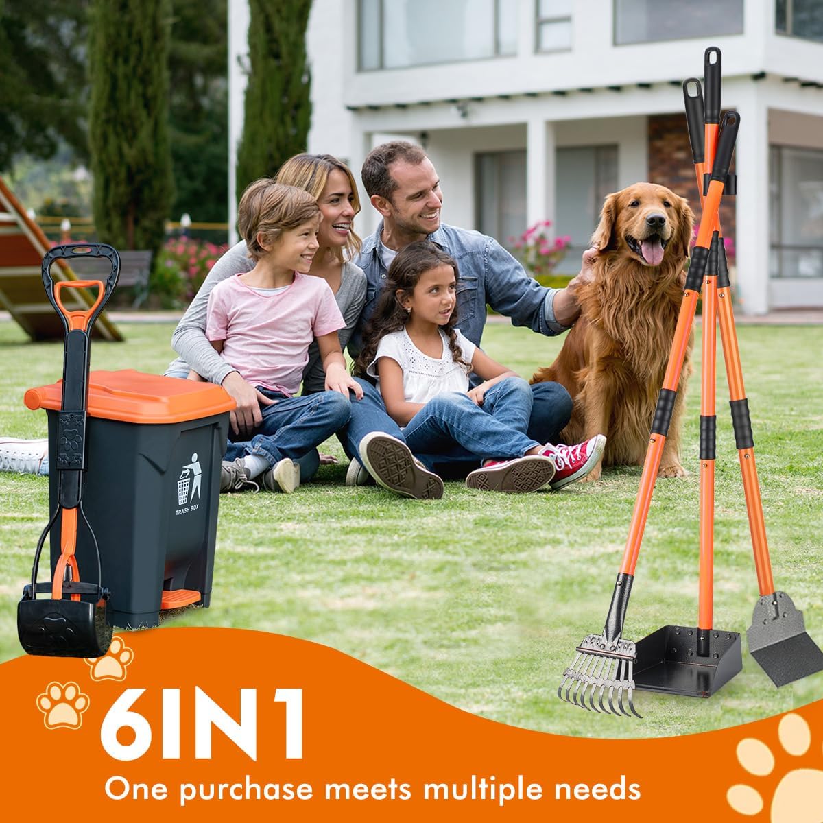 WLQiu rake-spade-tray demonstrates easy cleanup without bending.
