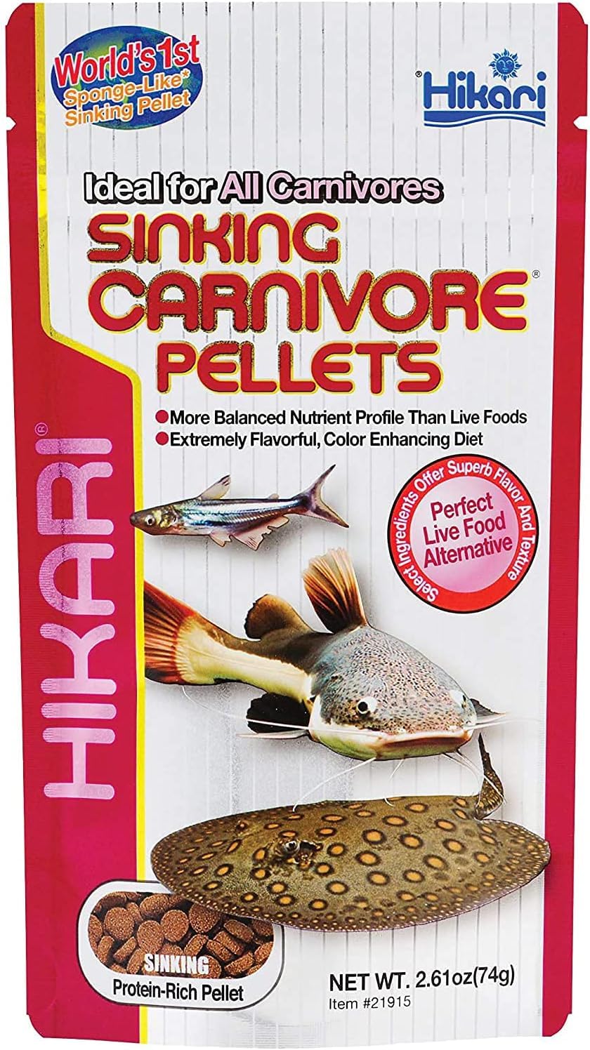 WLR Hikari sinking carnivore pellets for freshwater and marine aquariums