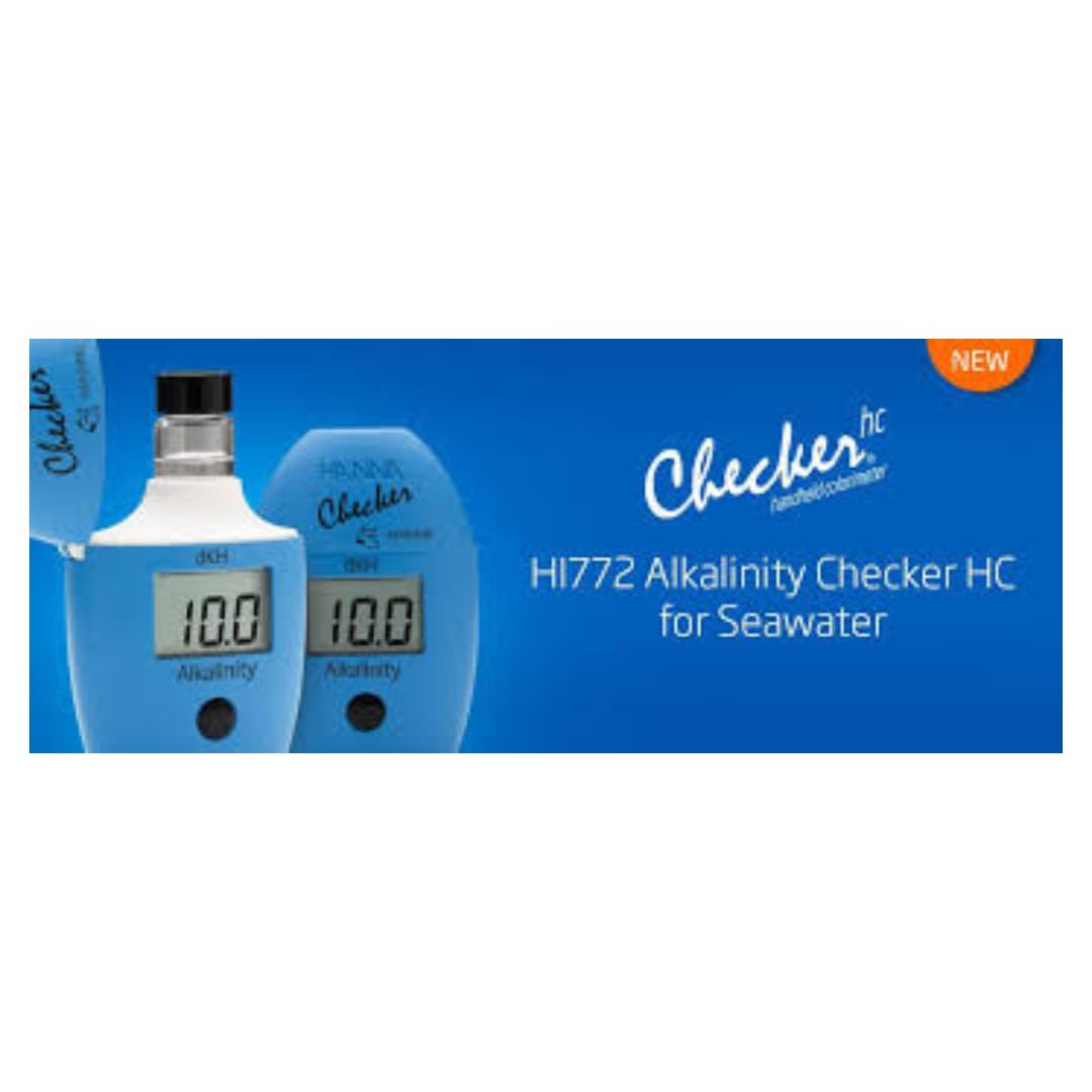 HI772 on-the-spot alkalinity readings guide reef-care decisions.