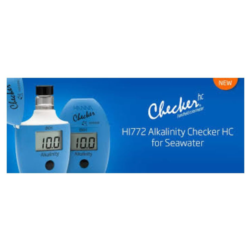 HI772 on-the-spot alkalinity readings guide reef-care decisions.
