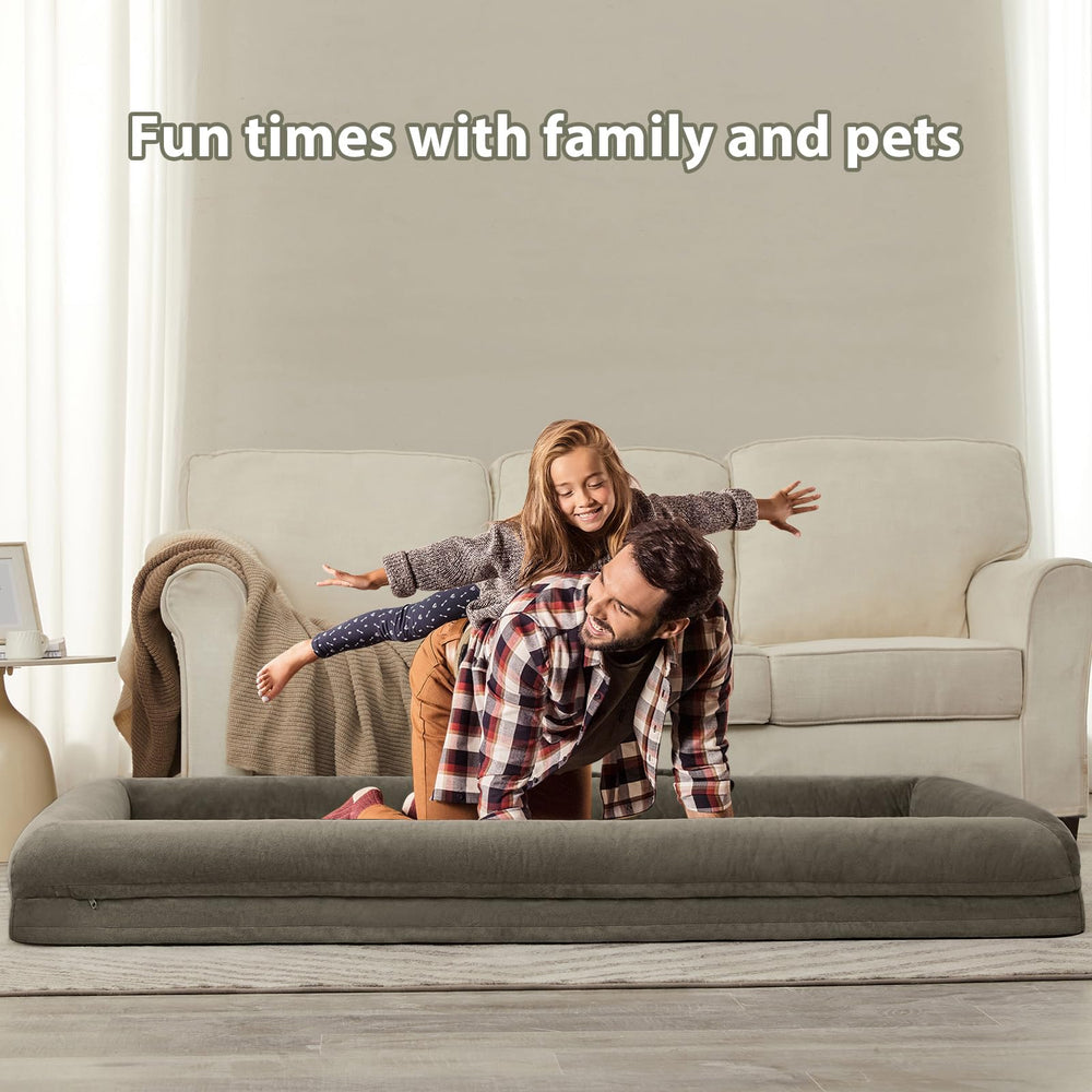 WNPETHOME waterproof cover blocks spills while protecting the foam.