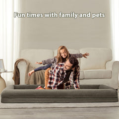 WNPETHOME waterproof cover blocks spills while protecting the foam.
