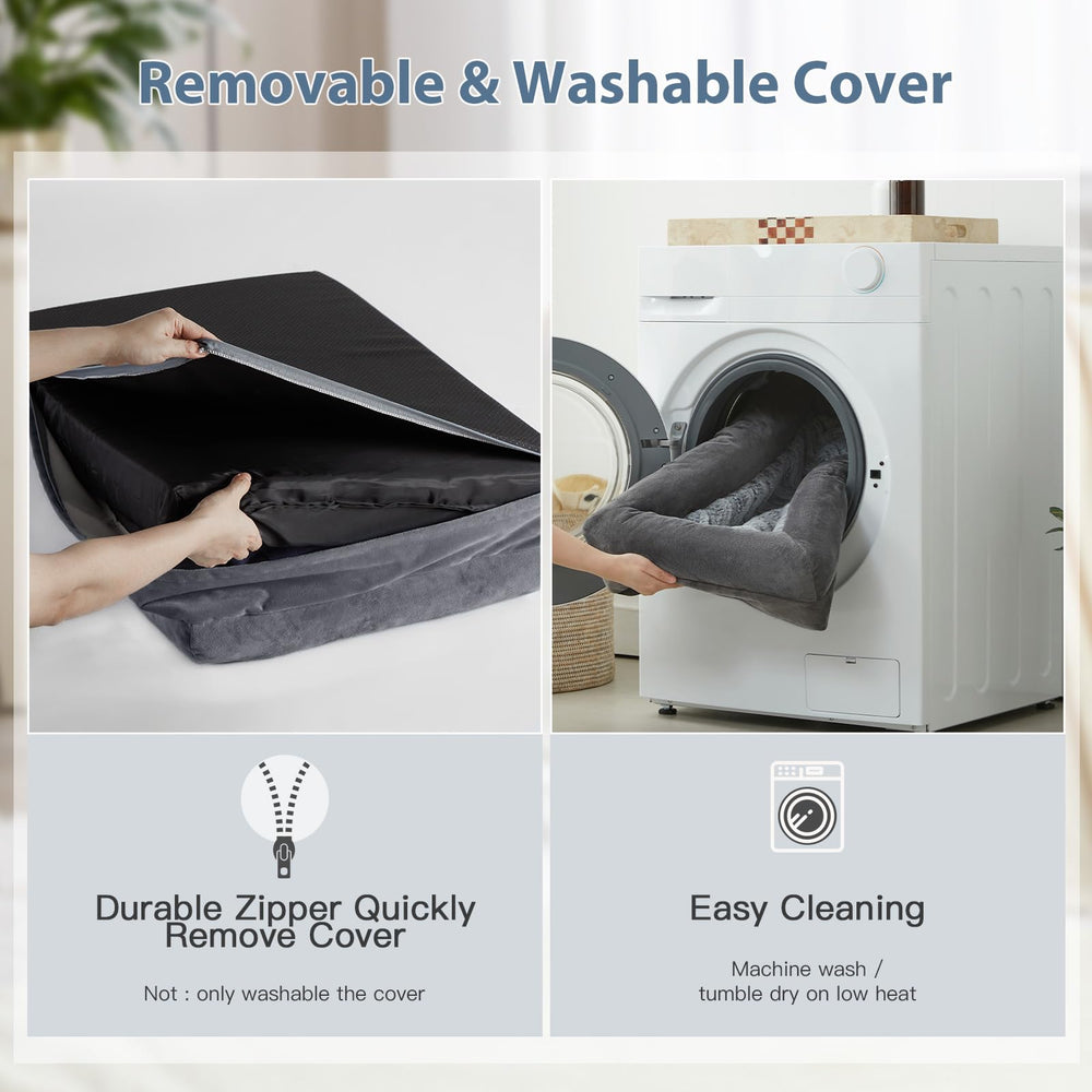 WNPETHOME XL non-slip bottom prevents bed from sliding on slick floors