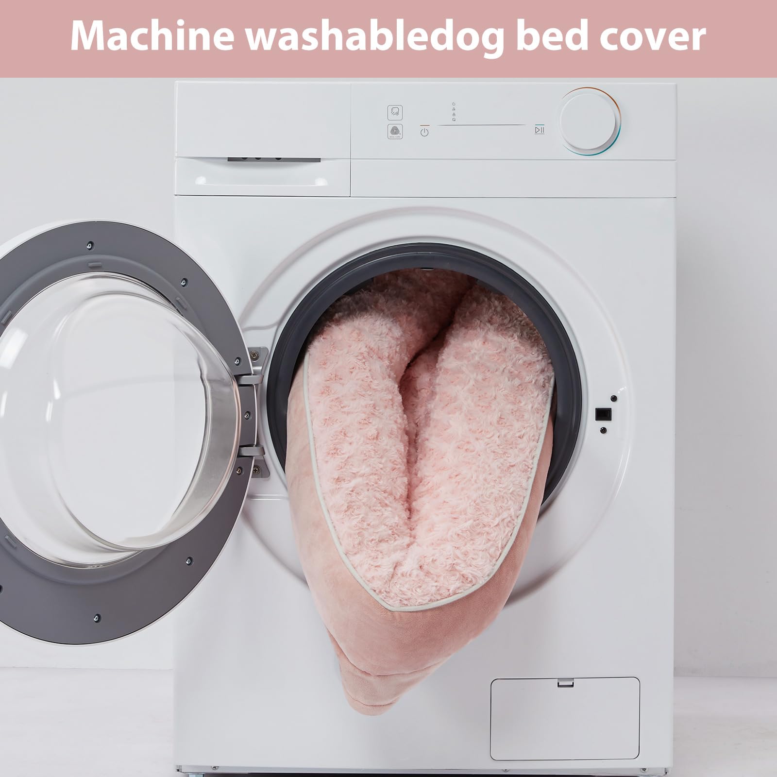WNPETHOME non-skid bottom keeps the bed in place on slippery floors.