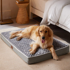 WNPETHOME orthopedic large dog bed cover shows a plush surface that supports joints