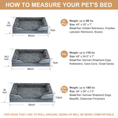 WNPETHOME dog bed with a C-shaped design for secure lounging