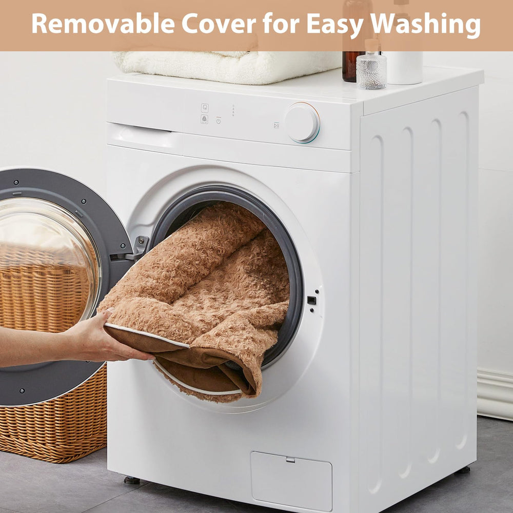 WNPETHOME removable cover is machine washable for easy care.