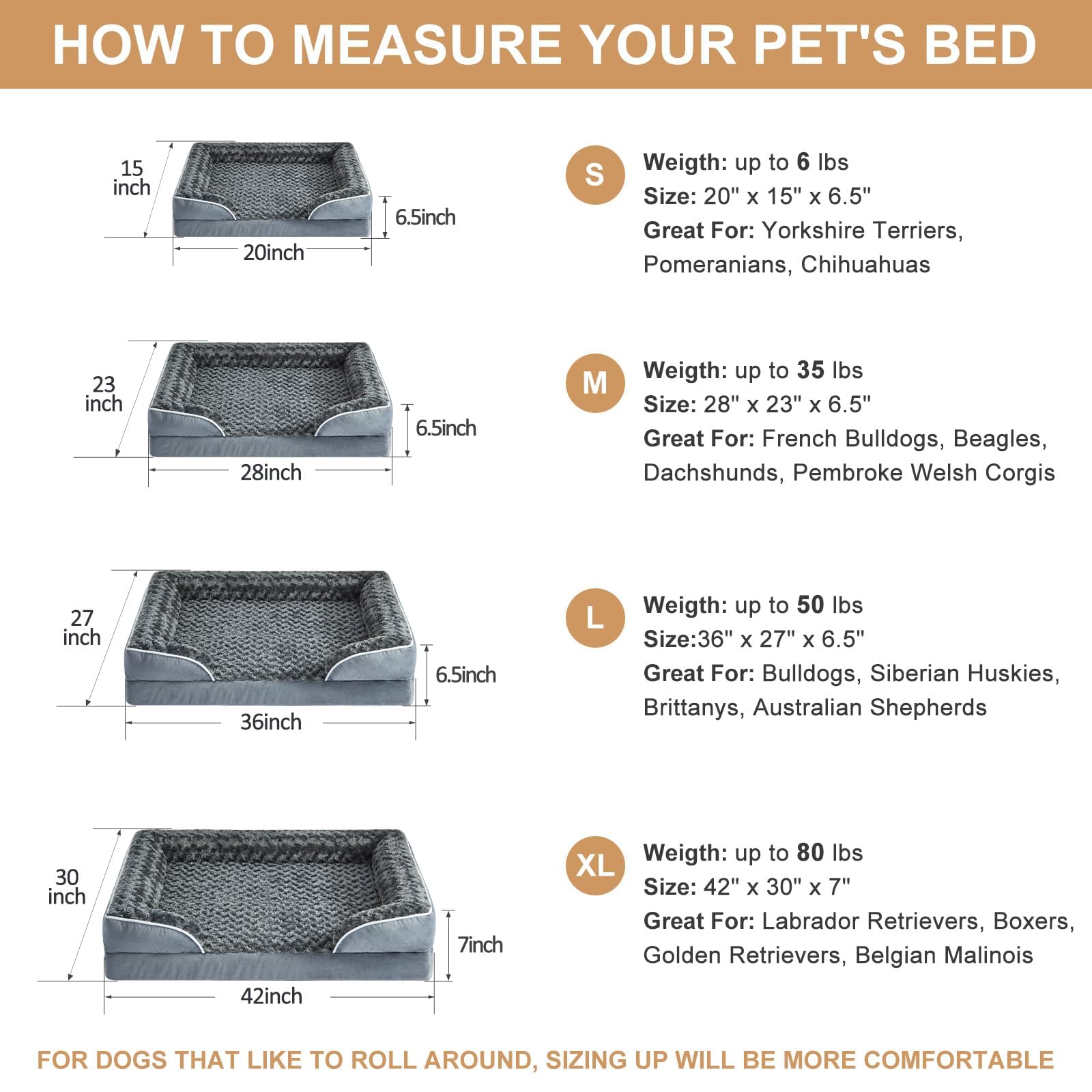 WNPETHOME waterproof liner detail protecting bed and floor from accidents.