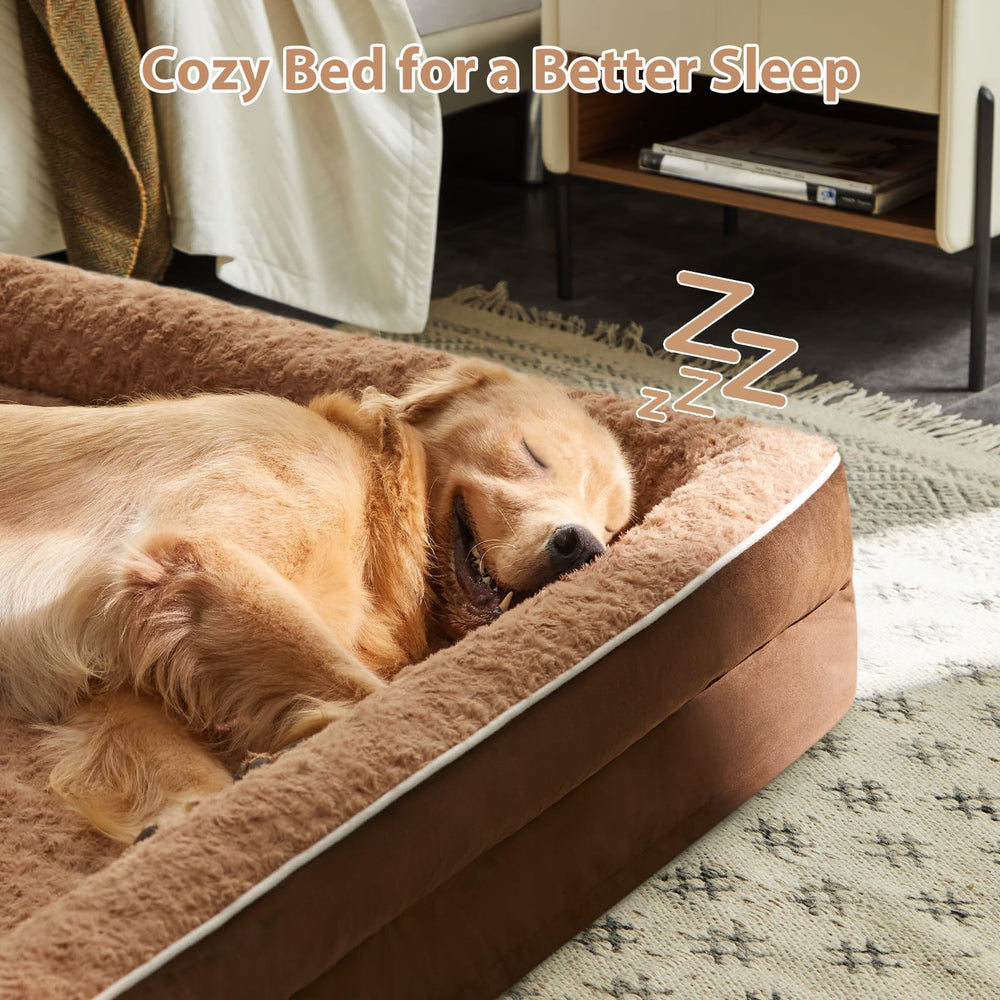 WNPETHOME bed with waterproof inner lining protects upholstery.