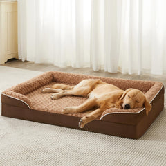 WNPETHOME XXL dog bed with high-density foam for joint support.