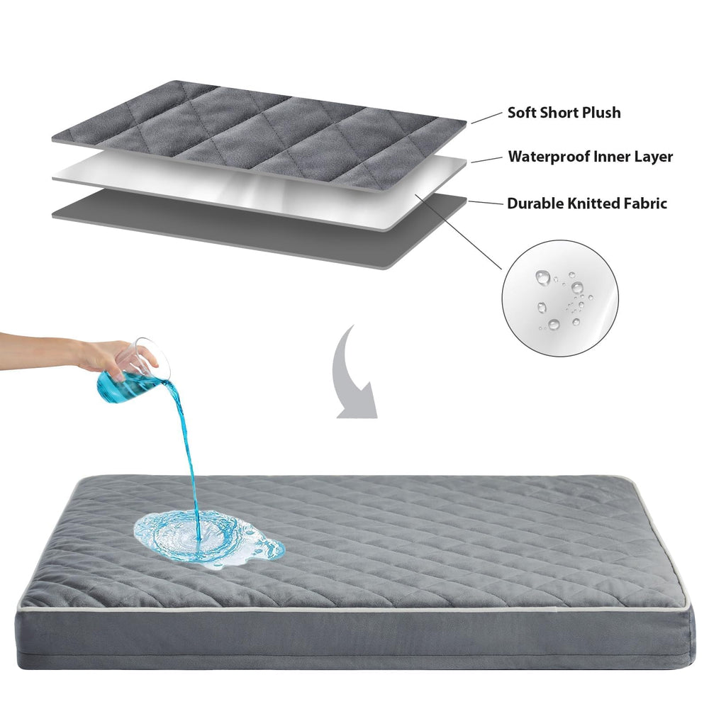 WNPETHOME bed has an anti-slip bottom to stay put during play