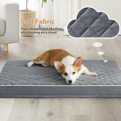 WNPETHOME giant bed with quilted design adds luxury