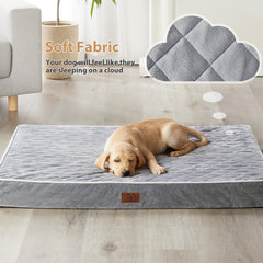 WNPETHOME giant dog bed washable cover for easy cleaning and hygiene.
