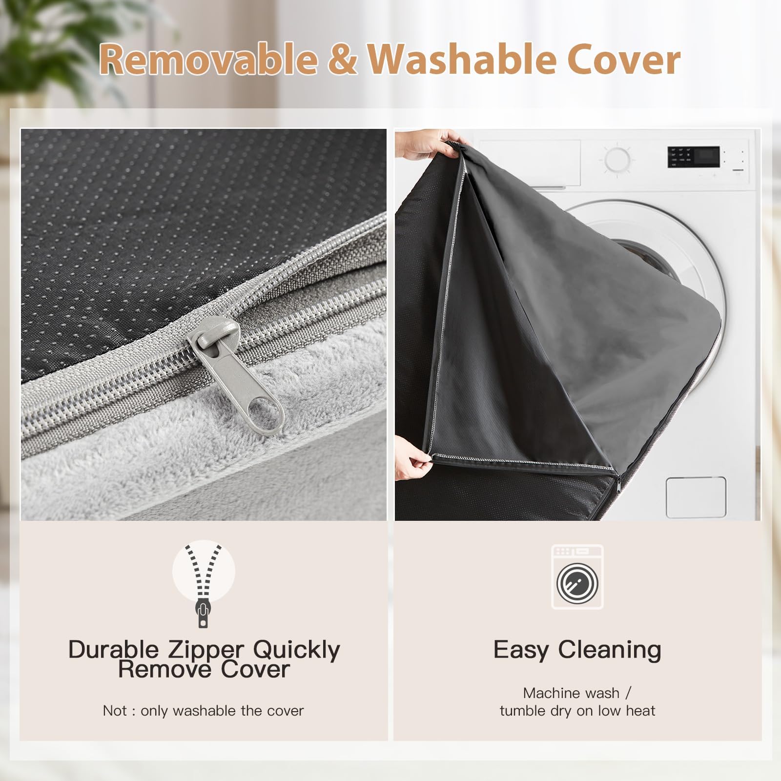 WNPETHOME waterproof bottom prevents mess and protects floors during play.