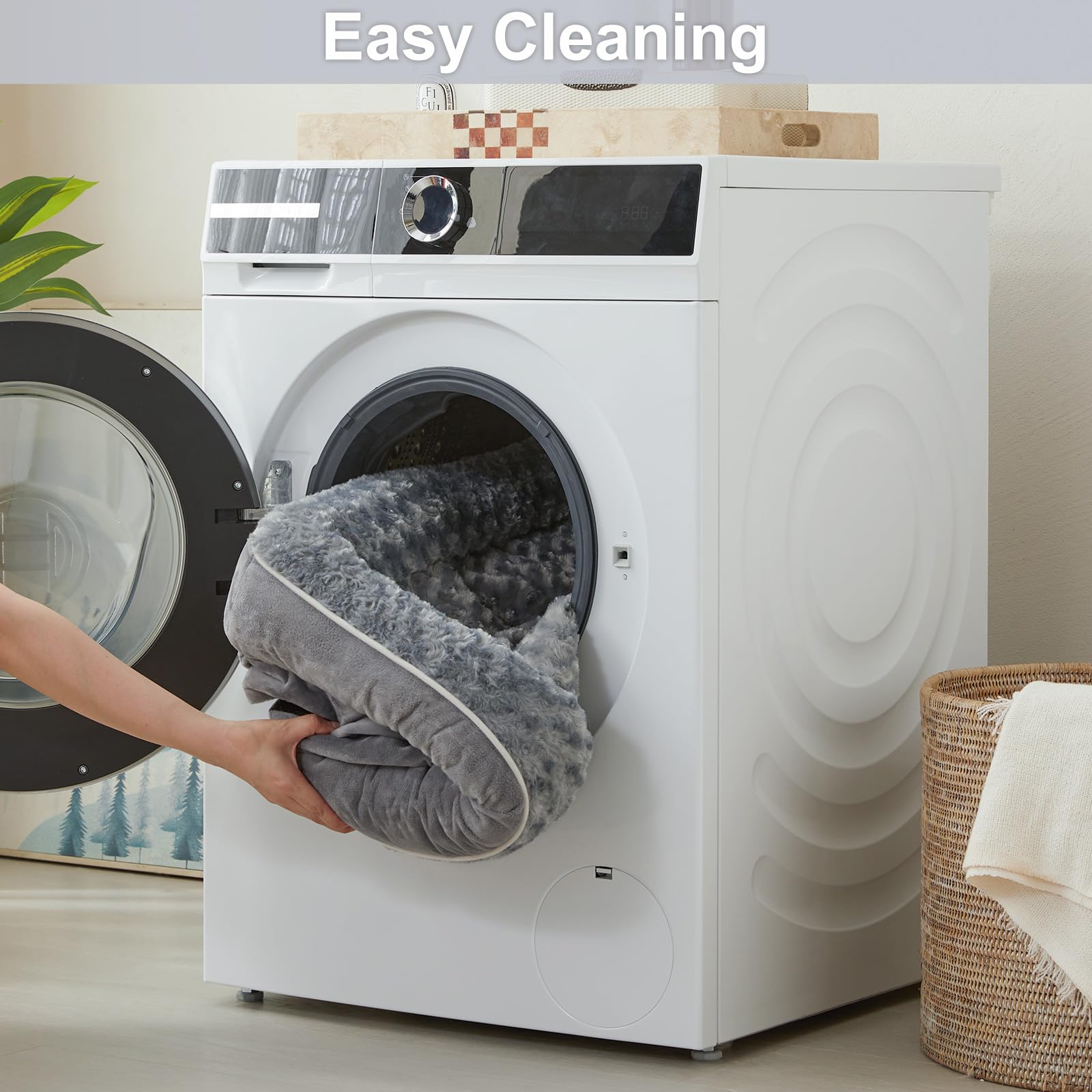 WNPETHOME machine-washable cover with zipper for easy cleaning