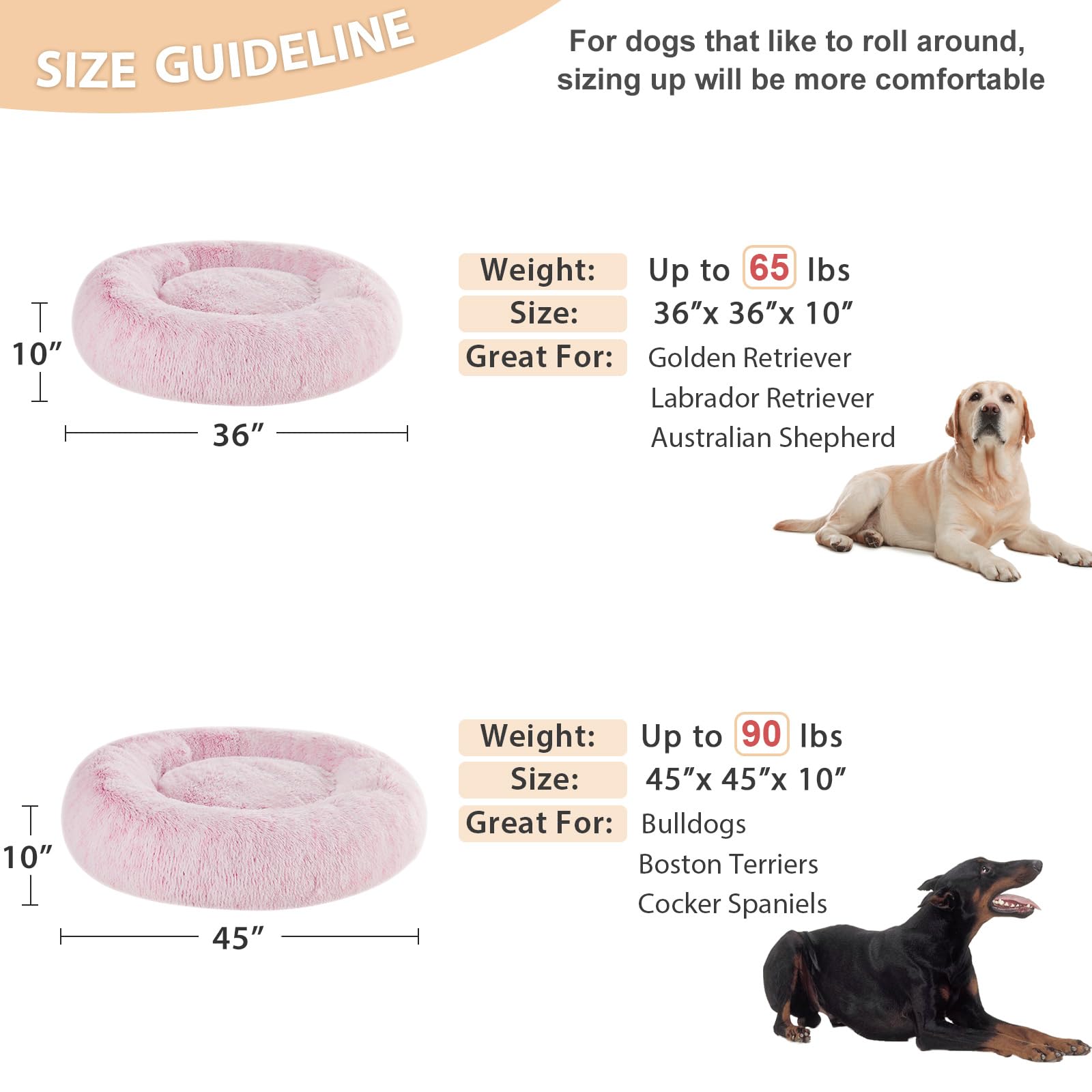 WNPETHOME machine washable dog bed for easy cleaning after adventures.