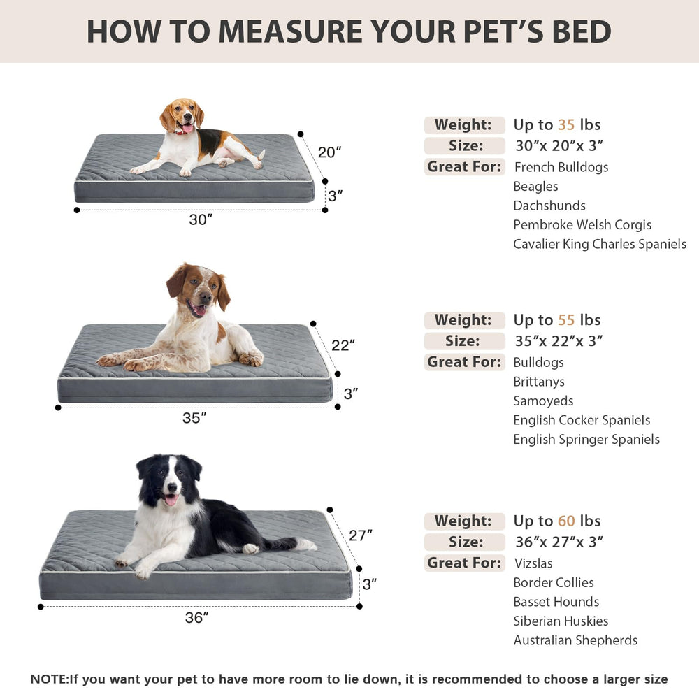 WNPETHOME orthopedic dog bed vacuum-sealed box for quick setup.