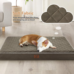 WNPETHOME bed features a waterproof cover for mess-free lounging.