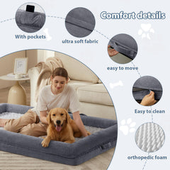 WNPETHOME orthopedic egg crate foam delivers even support to ease joint discomfort.