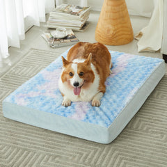 WNPETHOME orthopedic large dog bed with egg crate foam for joint-friendly lounging
