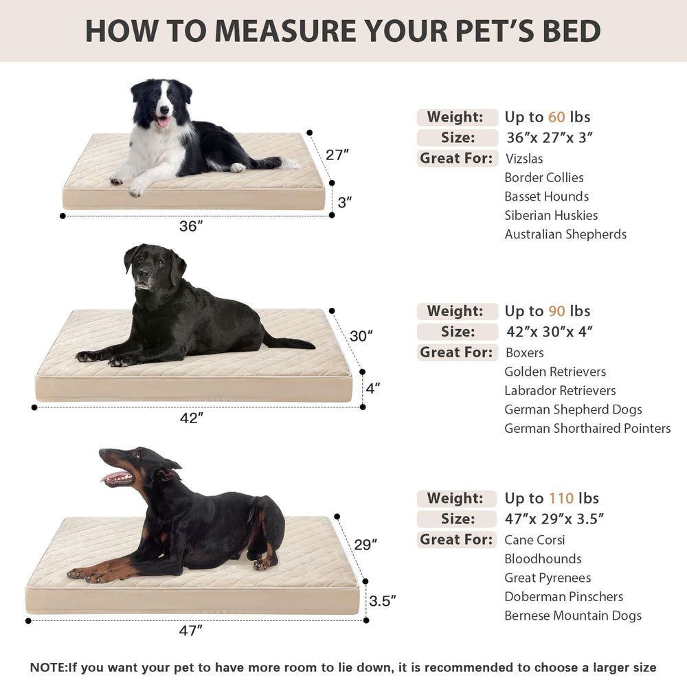 WNPETHOME anti-slip bottom keeps bed in place during play