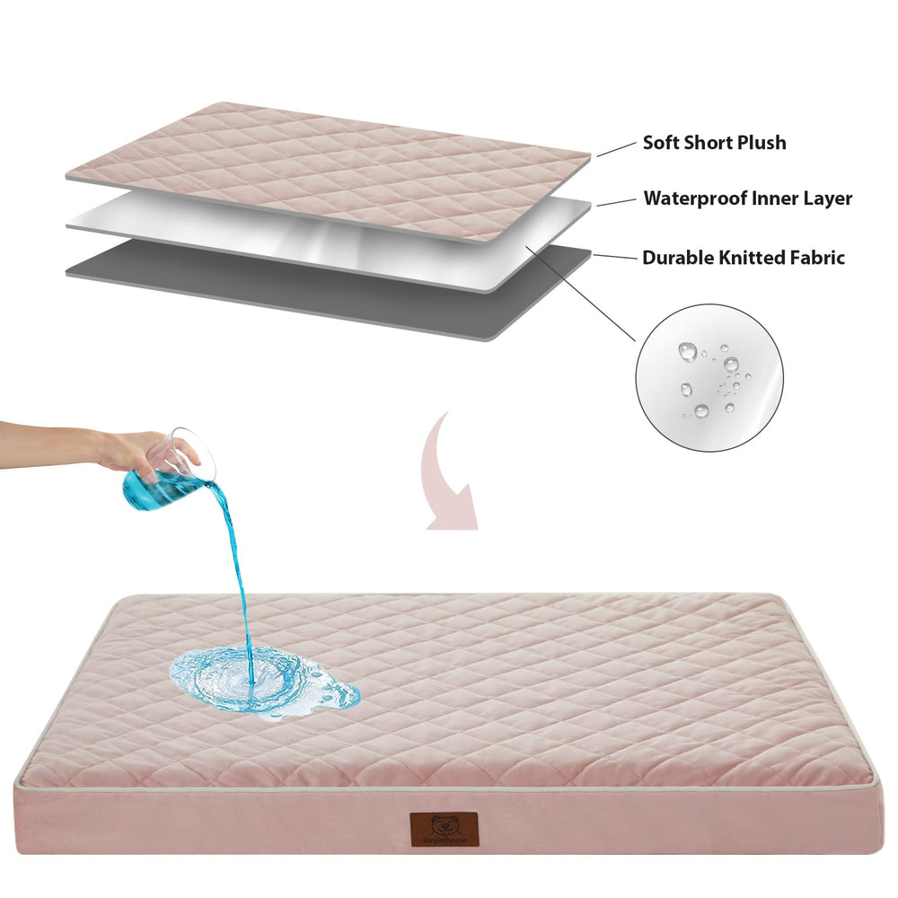 WNPETHOME anti-slip bottom keeps bed stable during play.