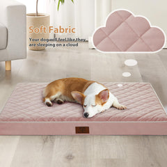 WNPETHOME quilted pattern adds cushioned support for restful sleep.