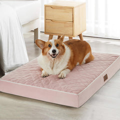 WNPETHOME orthopedic XXL dog bed velvet surface for warm comfort.