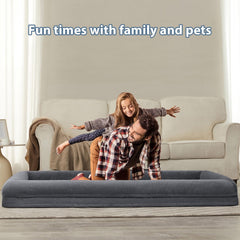 WNPETHOME waterproof anti-slip bottom protects the bed and prevents sliding during playful naps.