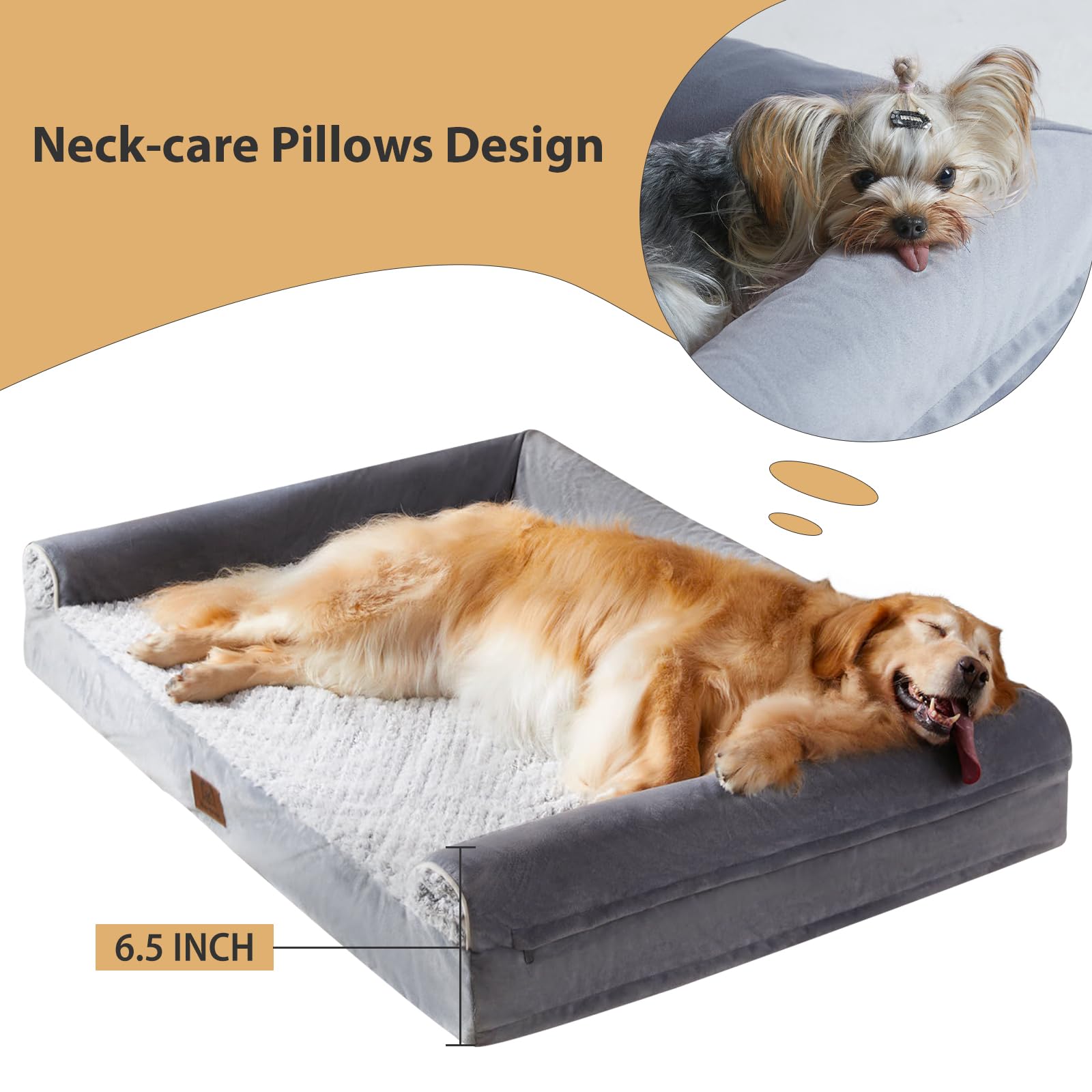 WNPETHOME waterproof cover features leakproof lining for easy urine and spill protection.