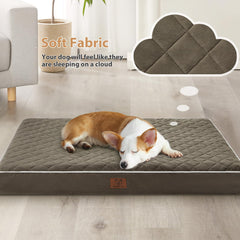 WNPETHOME waterproof dog bed cover demonstrates easy-to-clean, hygienic crate bedding.