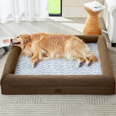 WNPETHOME XXL dog bed velvet cover closeup showcasing skin-friendly, ultra-soft fabric for pets.