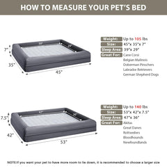 WNPETHOME XXL washable waterproof cover removable for easy cleaning and hygiene.