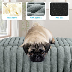 Wn's Day Comfort Dog Bed rectangle design provides spacious lounging and support.
