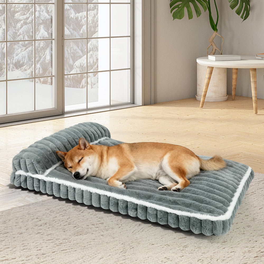 Wn's Day Comfort Dog Bed top-view highlights plush support for medium dogs.