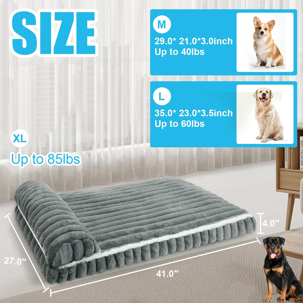 Wn's Day Comfort Dog Bed washable cover makes cleaning quick and easy.