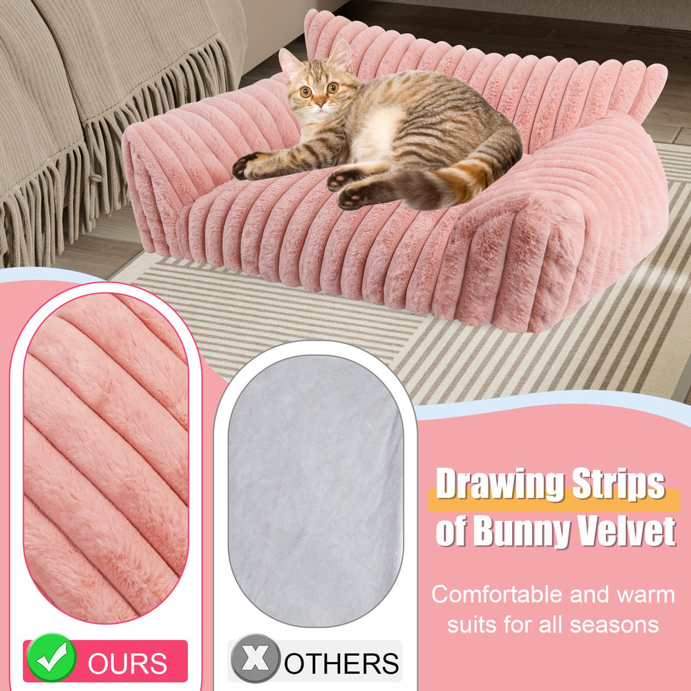 Wn's Day Couch Bed pink removable cover detail for easy cleaning.