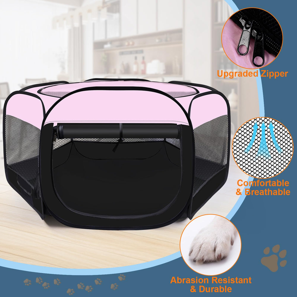 Wn's Day playpen pink outdoor-ready for travel and camping