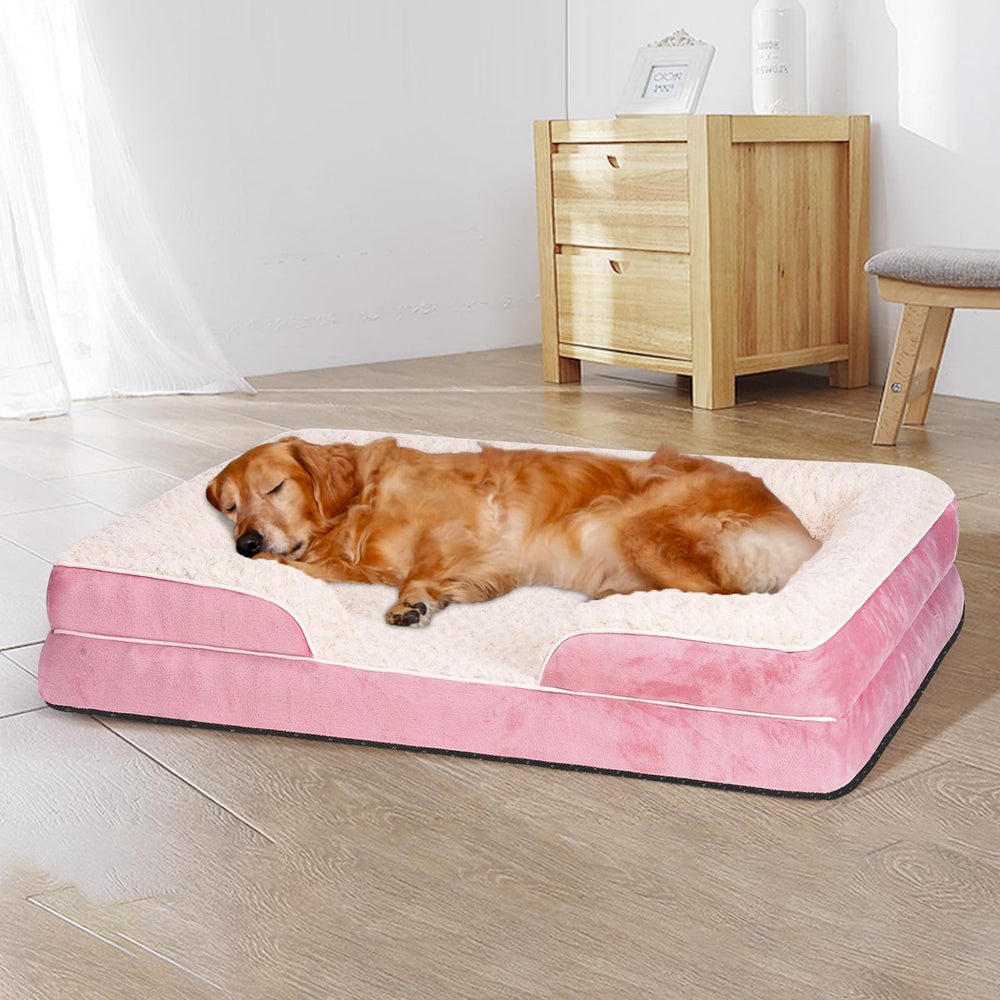 Wn's Day easy-clean bed with machine-washable cover for busy homes.