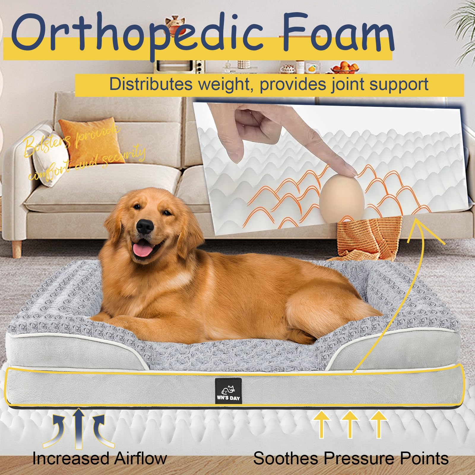 Wn's Day four-sided pillows provide versatile snuggling and neck support