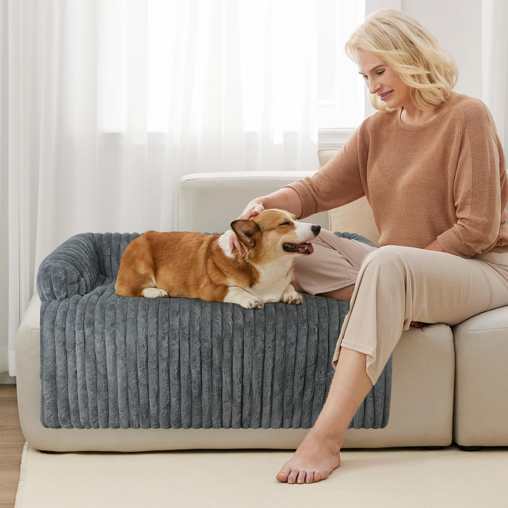Wn's Day grey-large dog bed fits modern sofas
